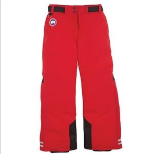 Like New Canada Goose Down Tundra Pants in Red ❤️